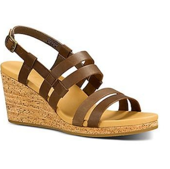 TEVA ARRABELLE UNIVERSAL WEDGE SANDAL - Brown - 9M - Picture 2 of 4